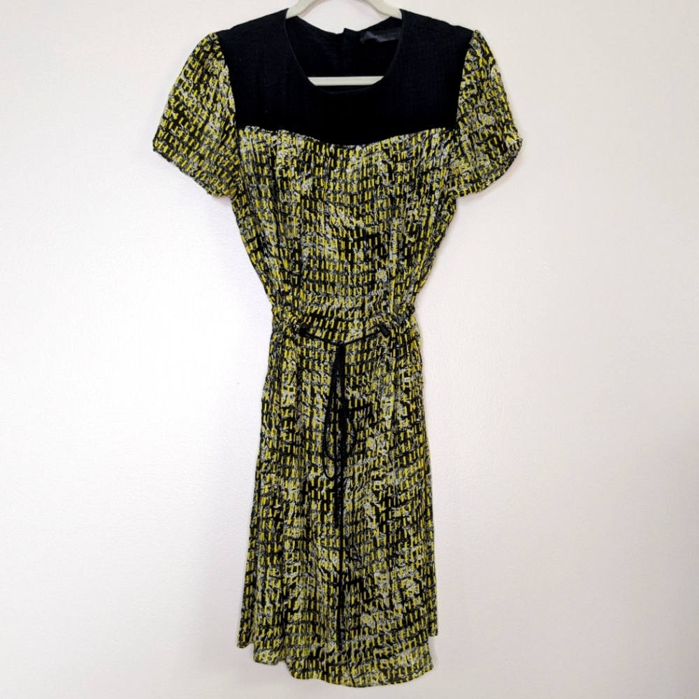 Proenza Schouler silk print dress